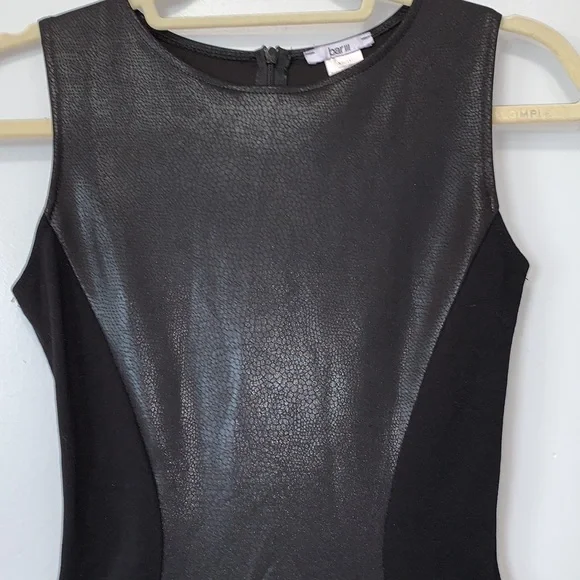 🔥BAR lll faux leather embossed snake print detail dress - Picture 5 of 9